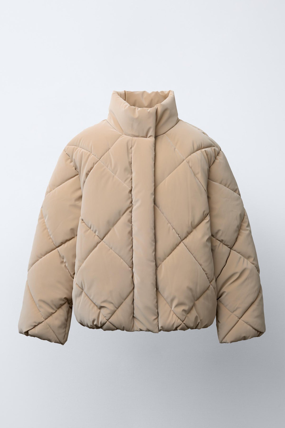 RUBBERISED PUFFER JACKET - Image 1