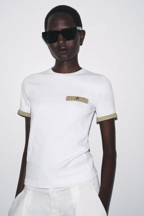 METALLIC THREAD SHIRT