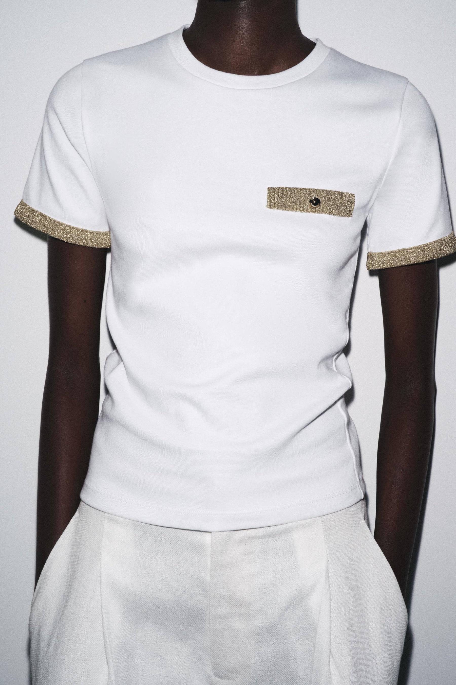 METALLIC THREAD SHIRT