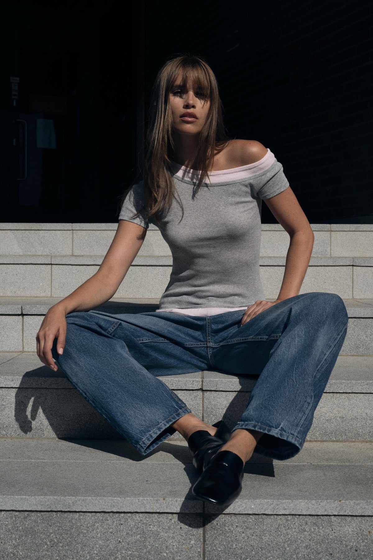 Asymmetric Double T-Shirt