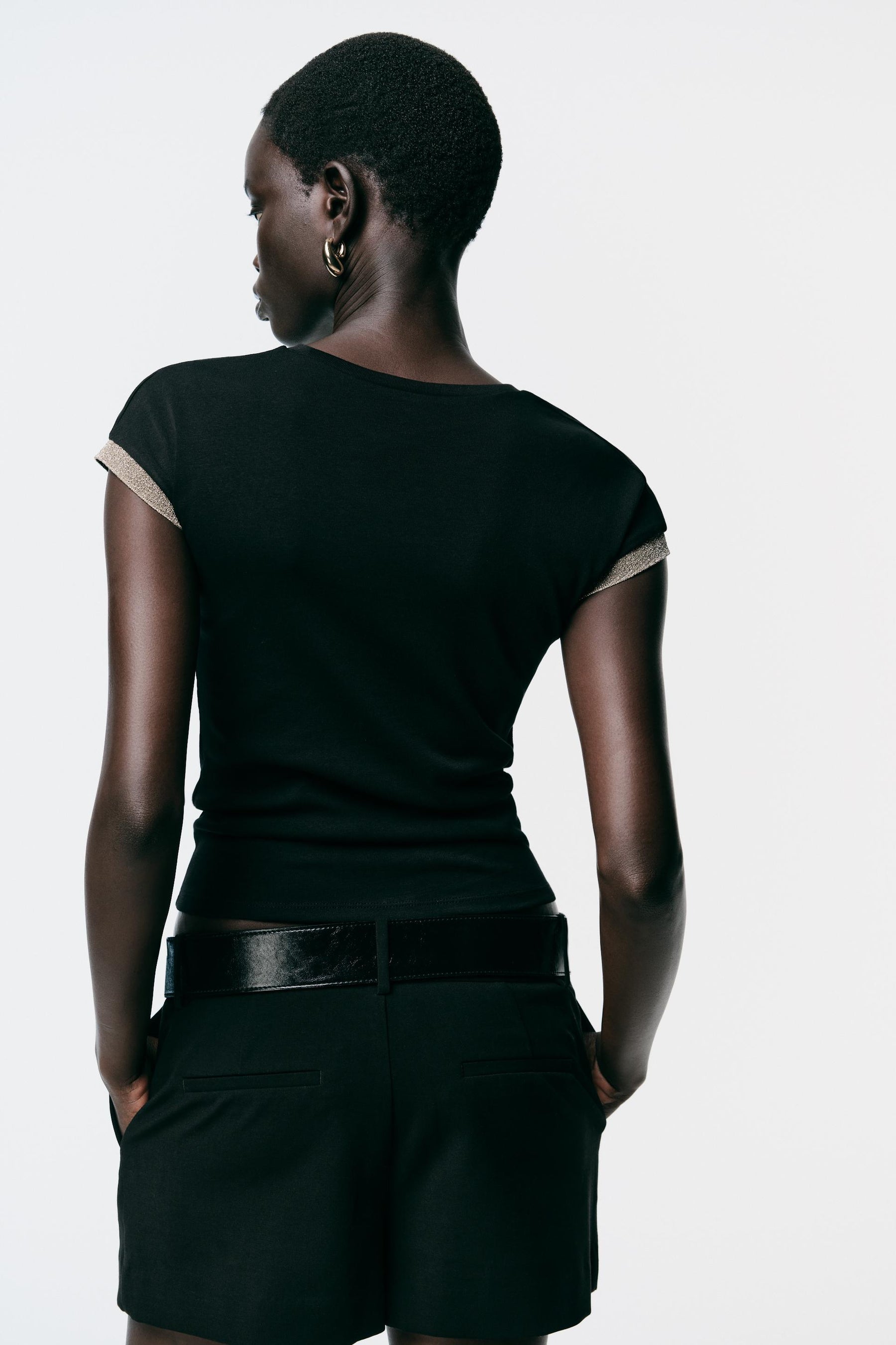 METALLIC THREAD SHIRT