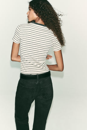 METALLIC CHUNKY KNIT SHIRT