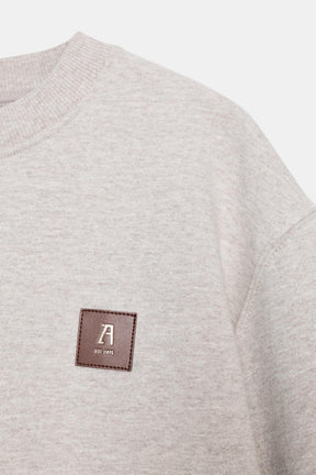 Sweatshirt with label detail