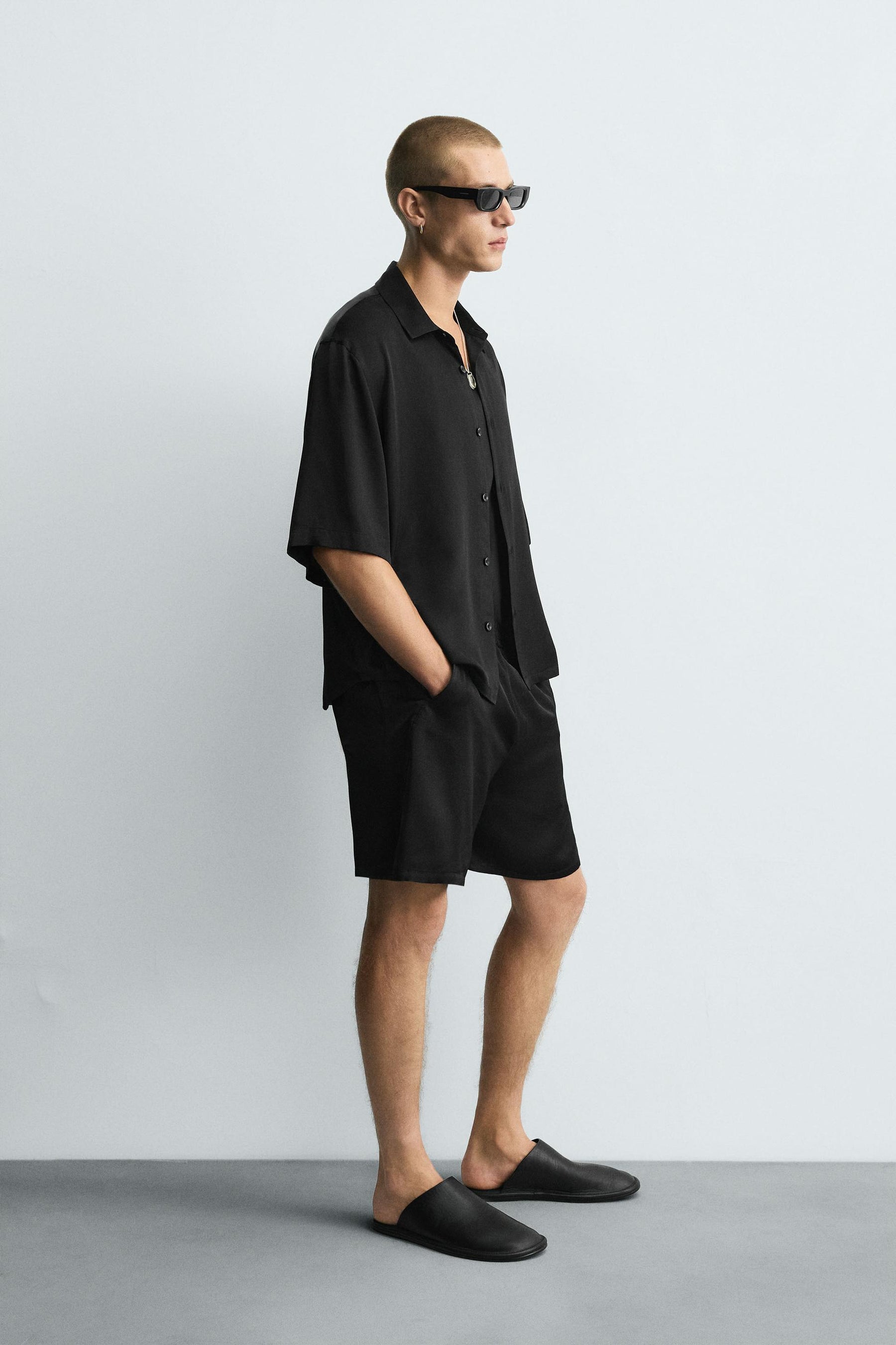 SATIN RELAXED FIT SHIRT - Image 4