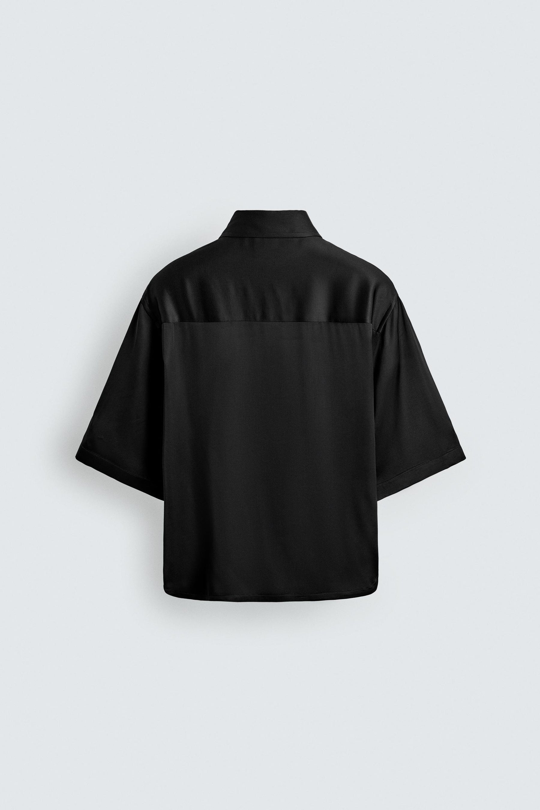 SATIN RELAXED FIT SHIRT - Image 7