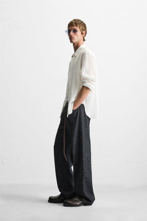 STRIPED JACQUARD SHIRT - Image 4