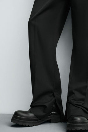 STRAIGHT-LEG TROUSERS WITH VENTS - Image 4