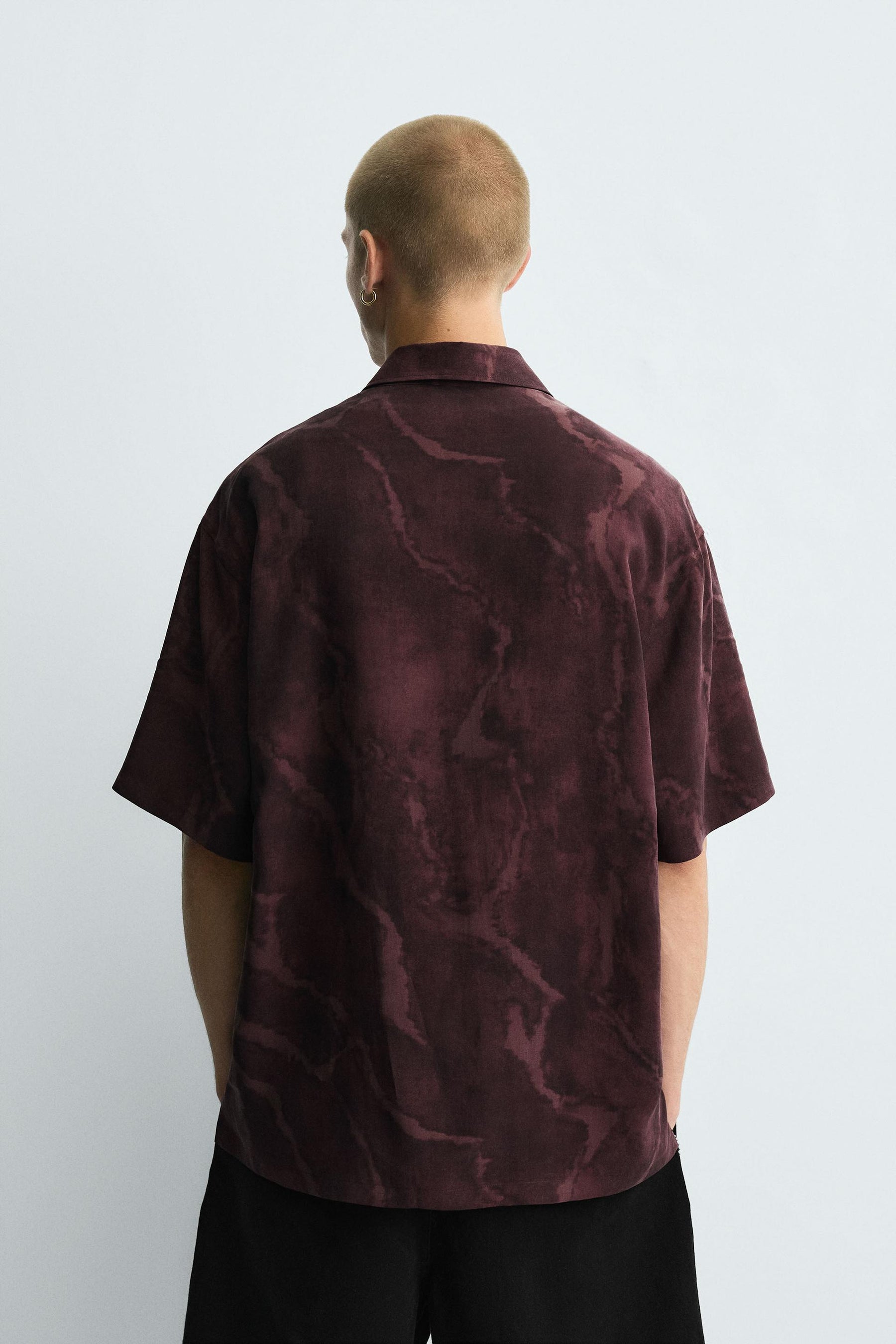 FLOWING TIE-DYE PRINT SHIRT - Image 3