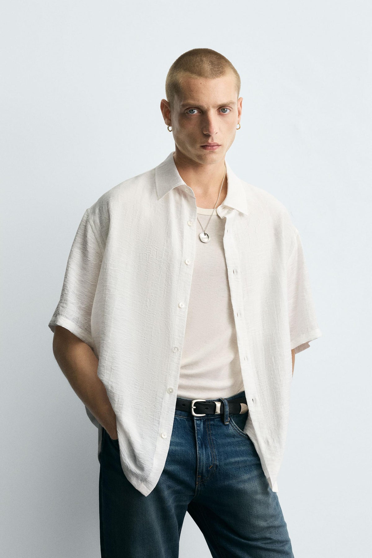 IRREGULAR JACQUARD SHIRT - Image 2