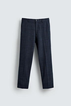 TEXTURED SUIT TROUSERS - Image 4