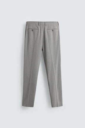 TEXTURED SUIT TROUSERS - Image 7