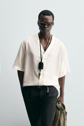100% LINEN SHIRT - Image 8