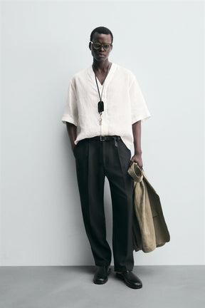 100% LINEN SHIRT - Image 1