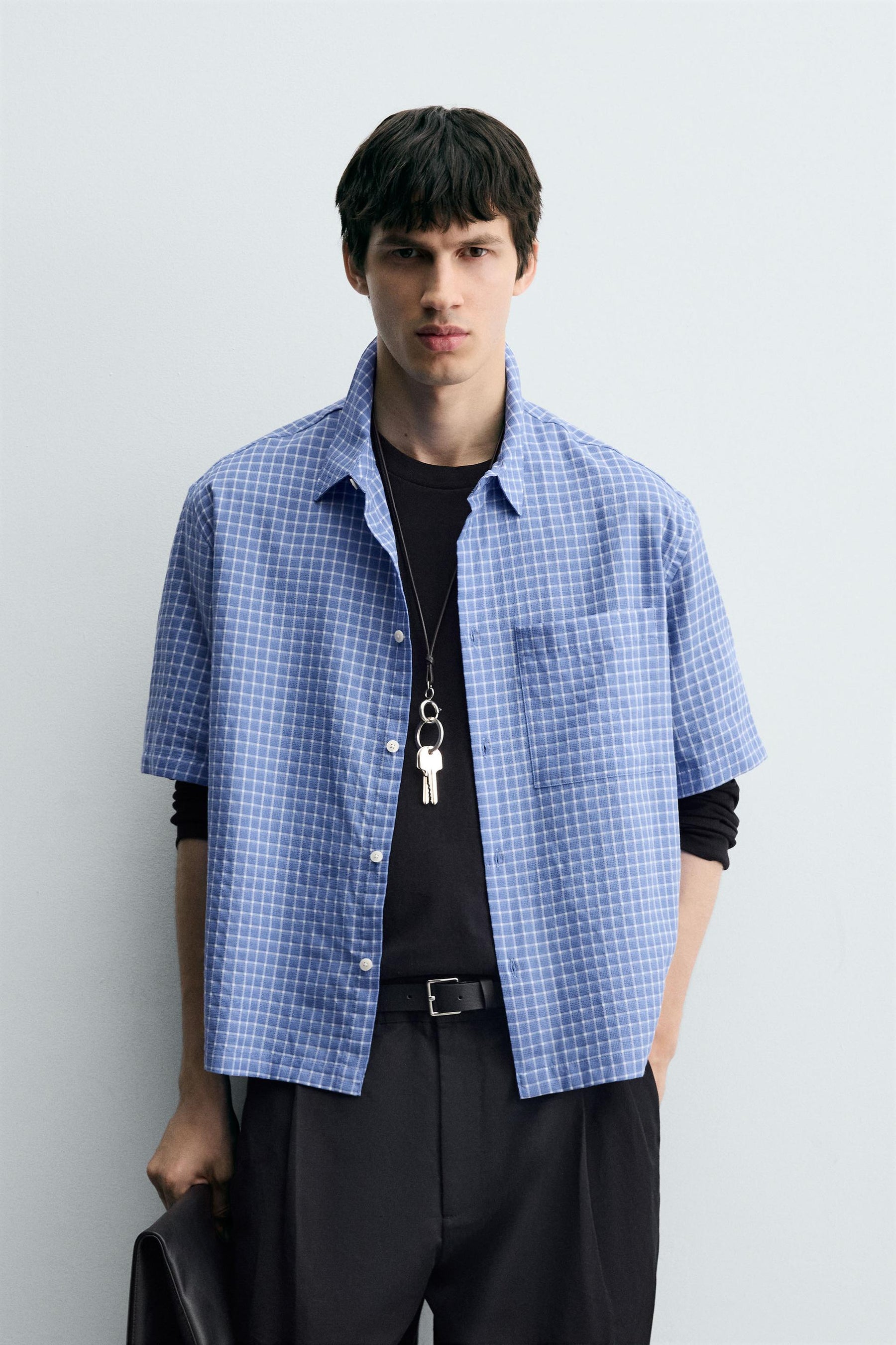 BOXY FIT CHECK SHIRT - Image 2