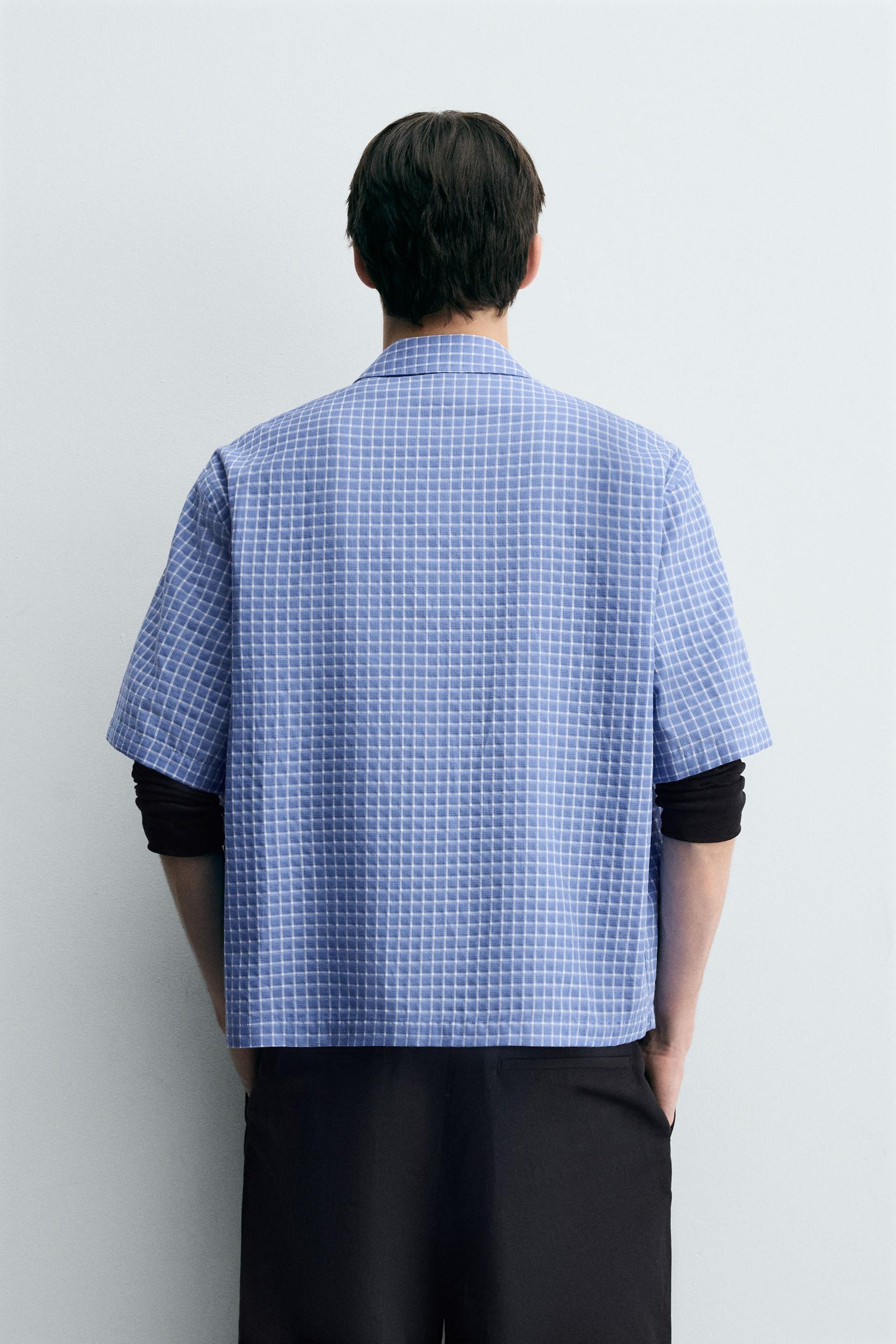 BOXY FIT CHECK SHIRT - Image 3