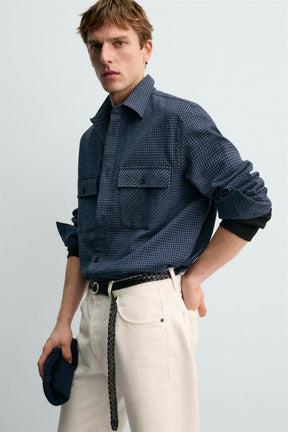 AARON LEVINE X CHECK FLANNEL SHIRT - Image 6