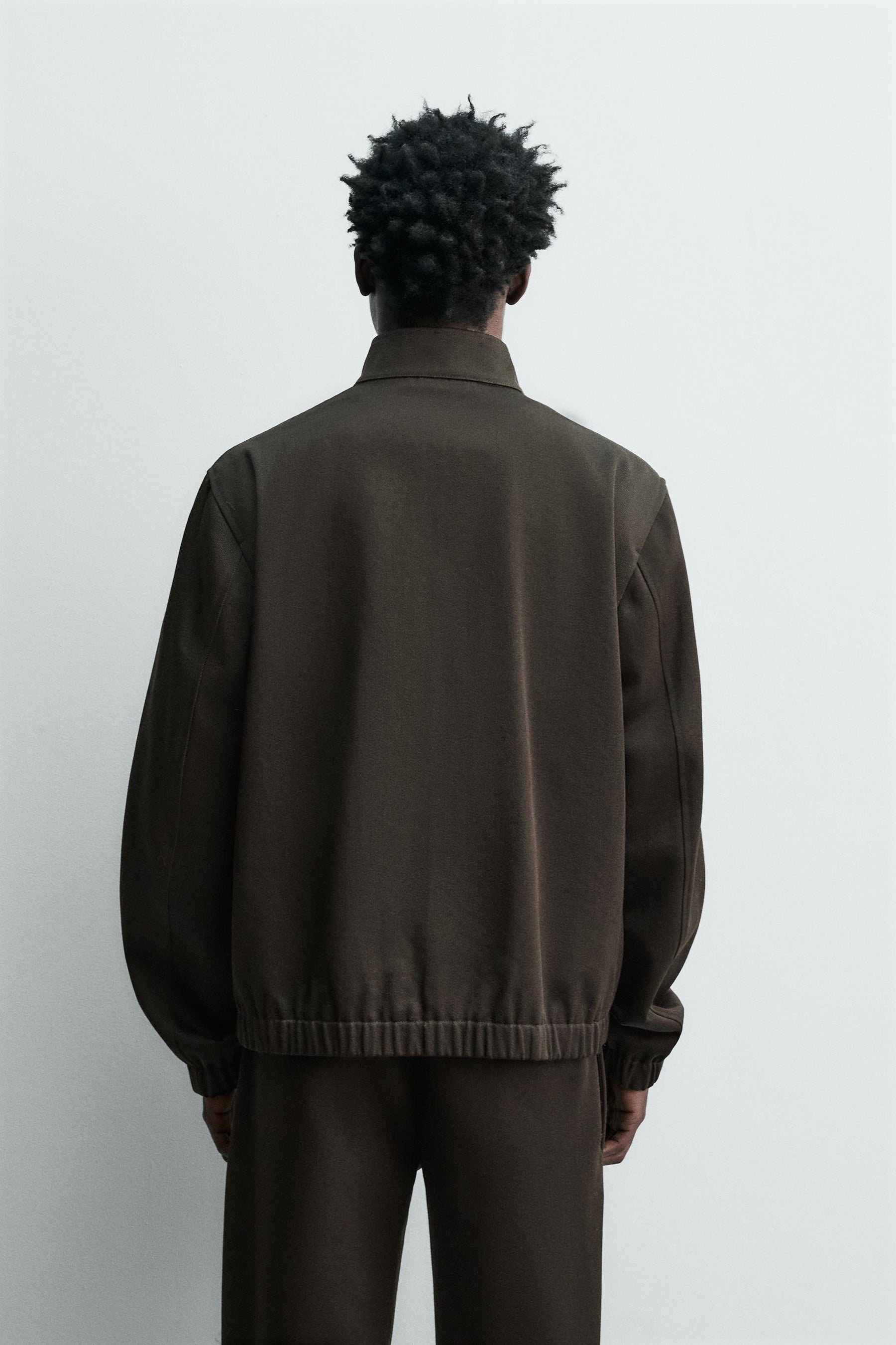 WOOL - COTTON TEXTURED JACKET - Image 3