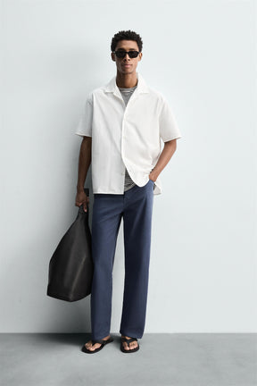 RELAXED FIT POPLIN SHIRT - Image 1