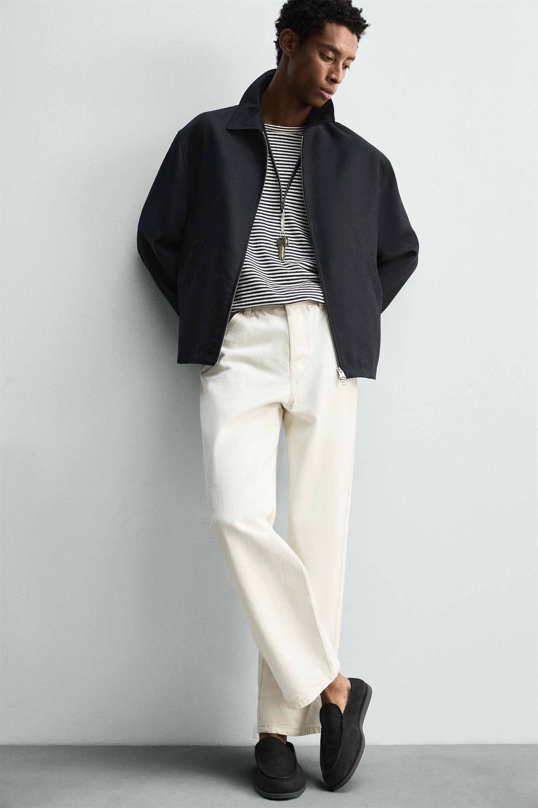 WOOL ZIP-UP OVERSHIRT - Image 5