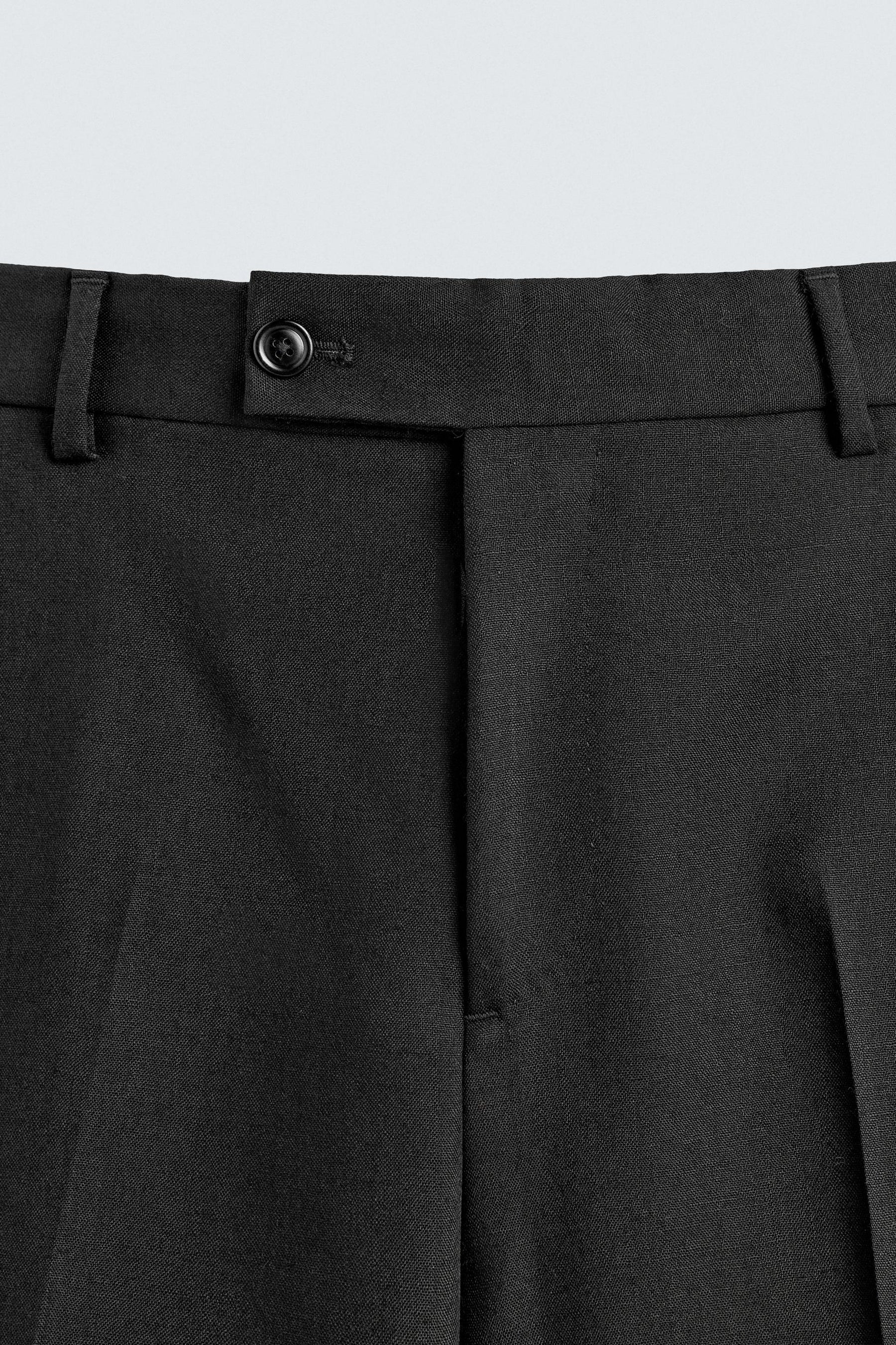 WOOL SUIT TROUSERS - Image 8