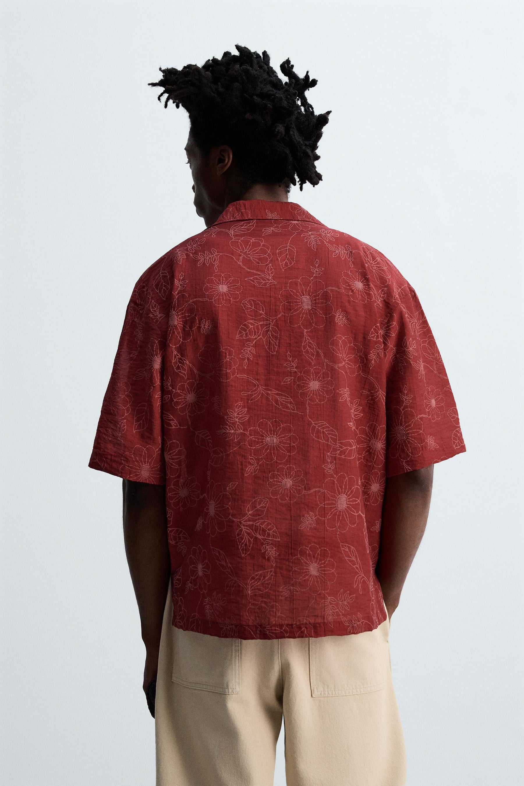 FLORAL TEXTURED SHIRT © OTIS KWAME KYE QUAICOE - Image 3