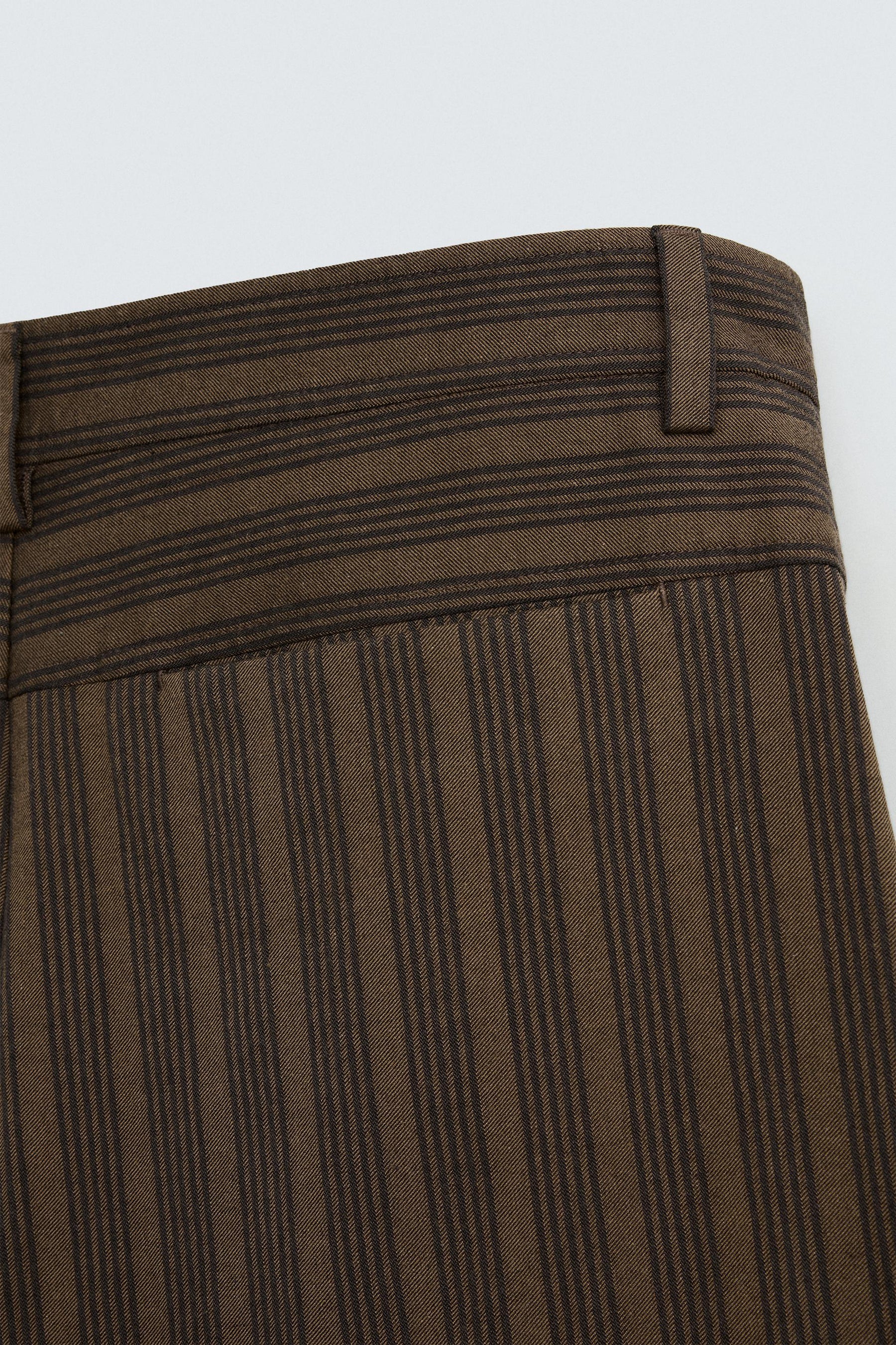 STRIPED BALLOON FIT TROUSERS - Image 8