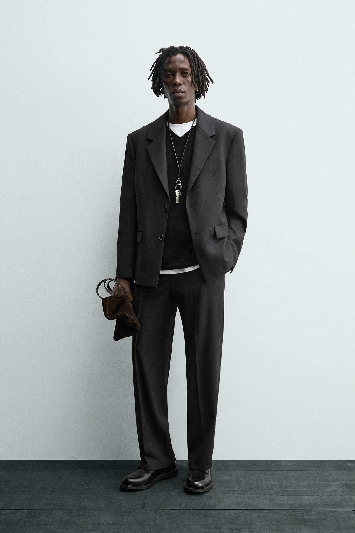 WOOL SUIT BLAZER - Image 1