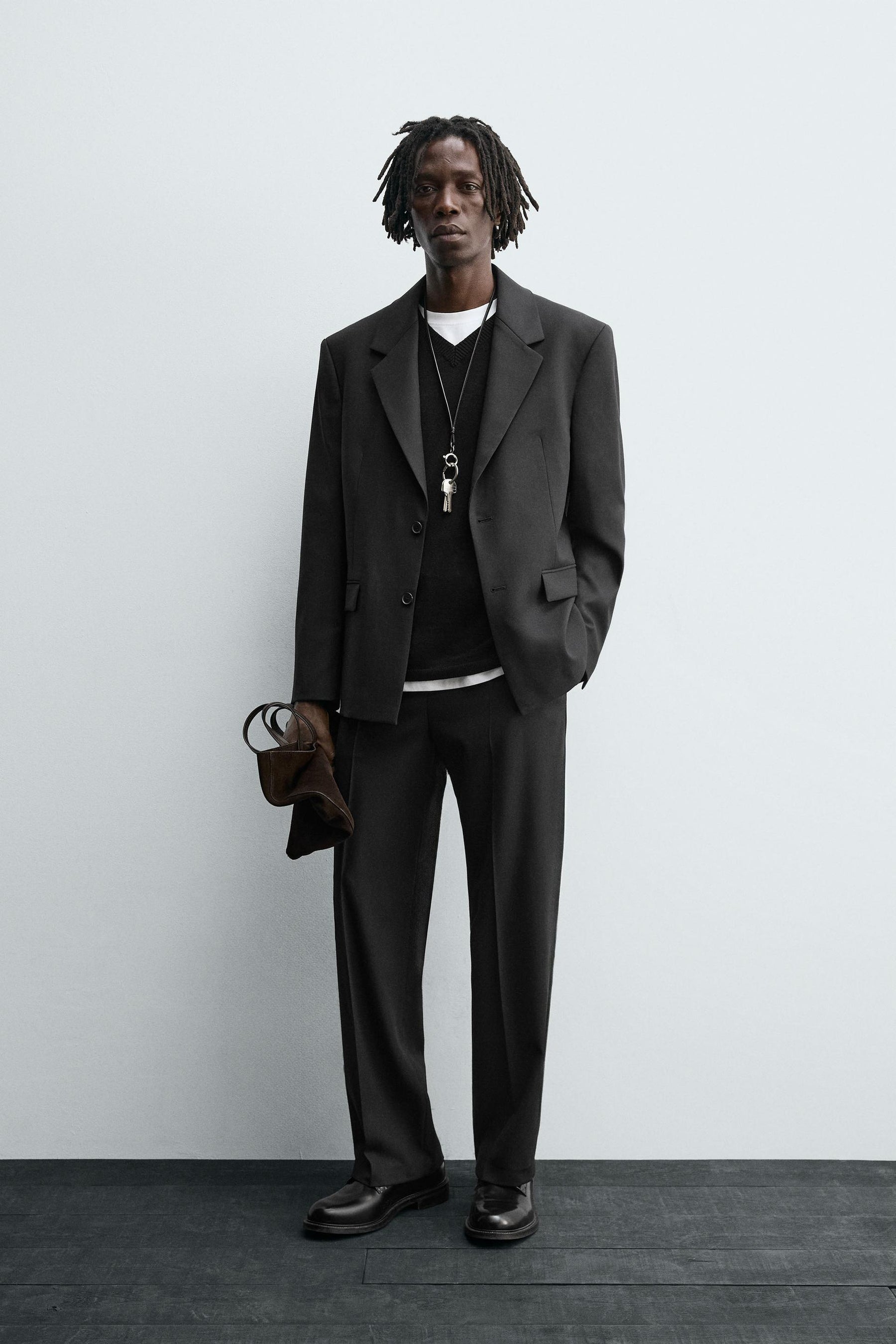 WOOL SUIT BLAZER - Image 1