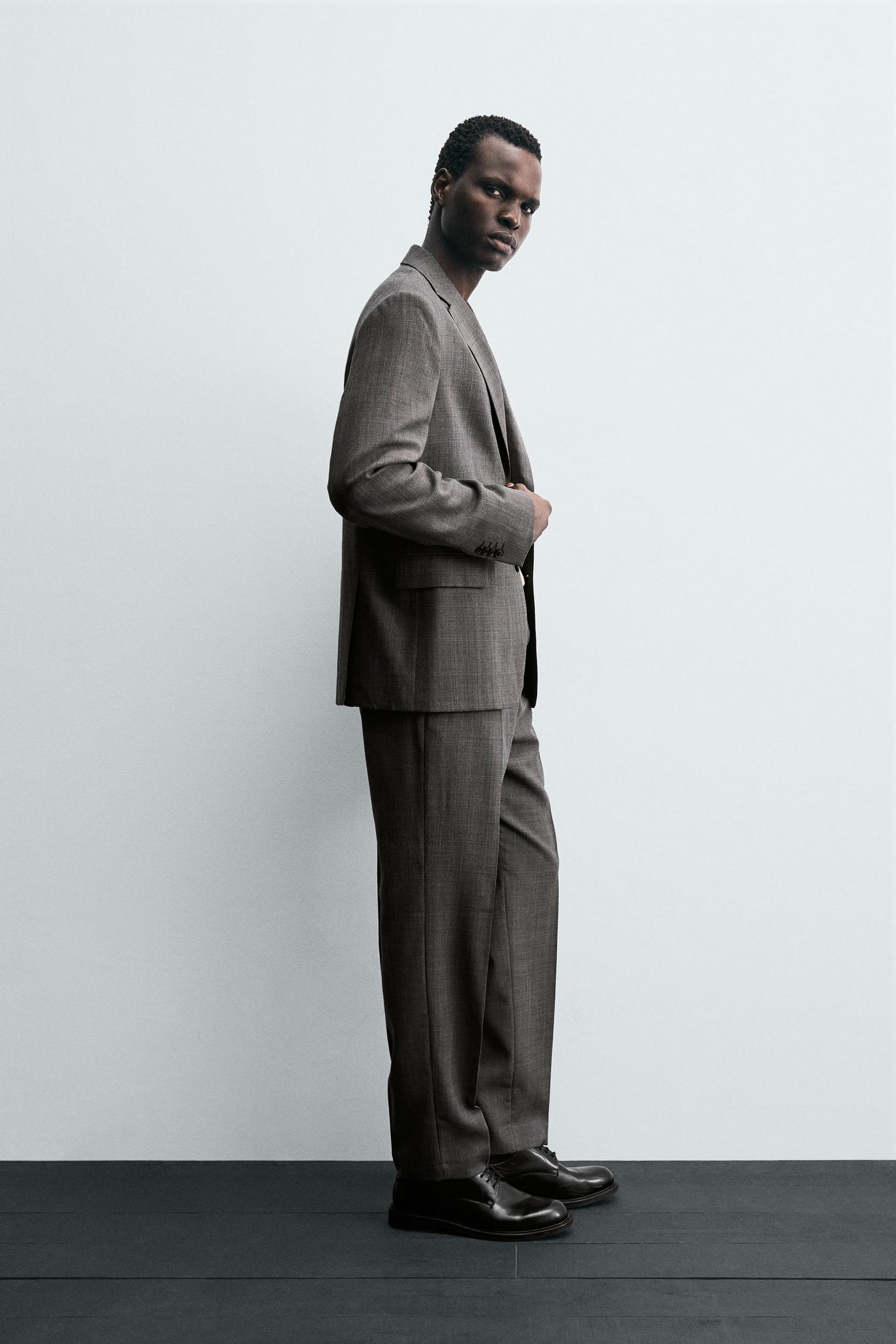 CHECK SUIT BLAZER - Image 4