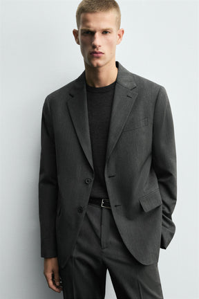 HERRINGBONE SUIT BLAZER - Image 5