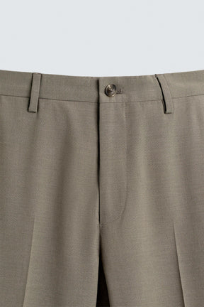 TEXTURED SUIT TROUSERS - Image 7