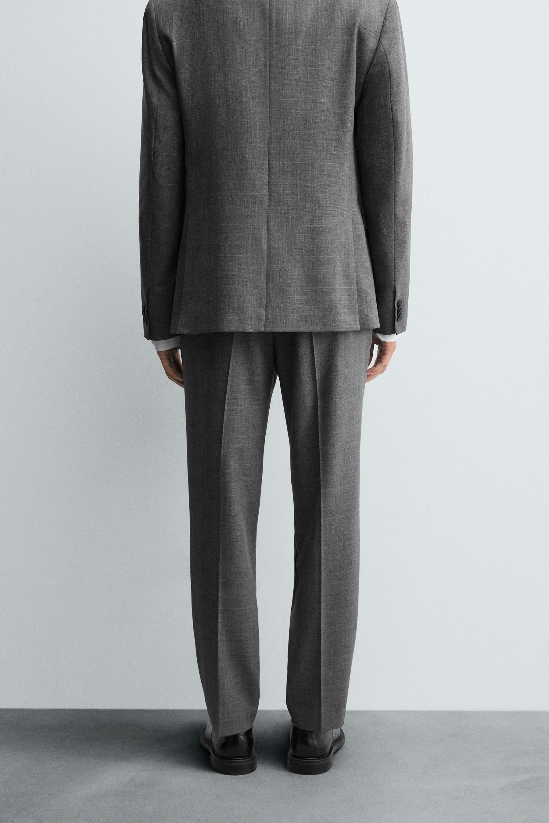 CHECK SUIT TROUSERS - Image 3