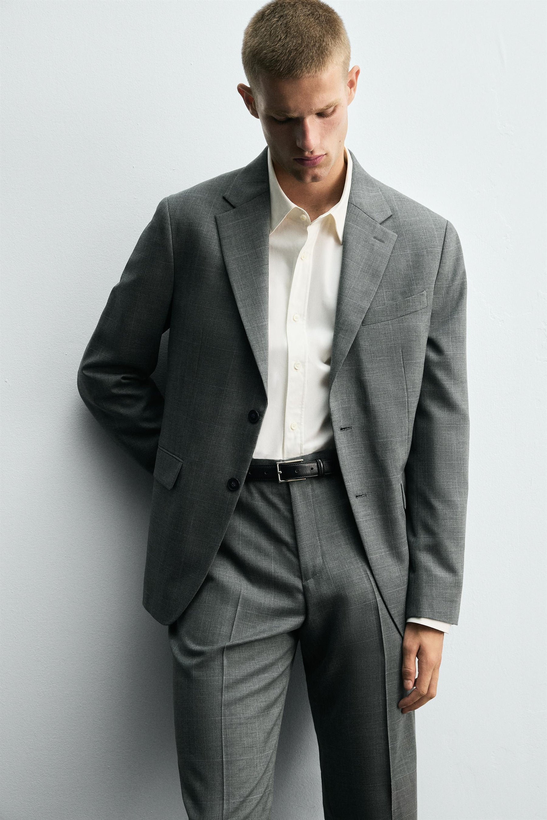 CHECK SUIT TROUSERS - Image 5