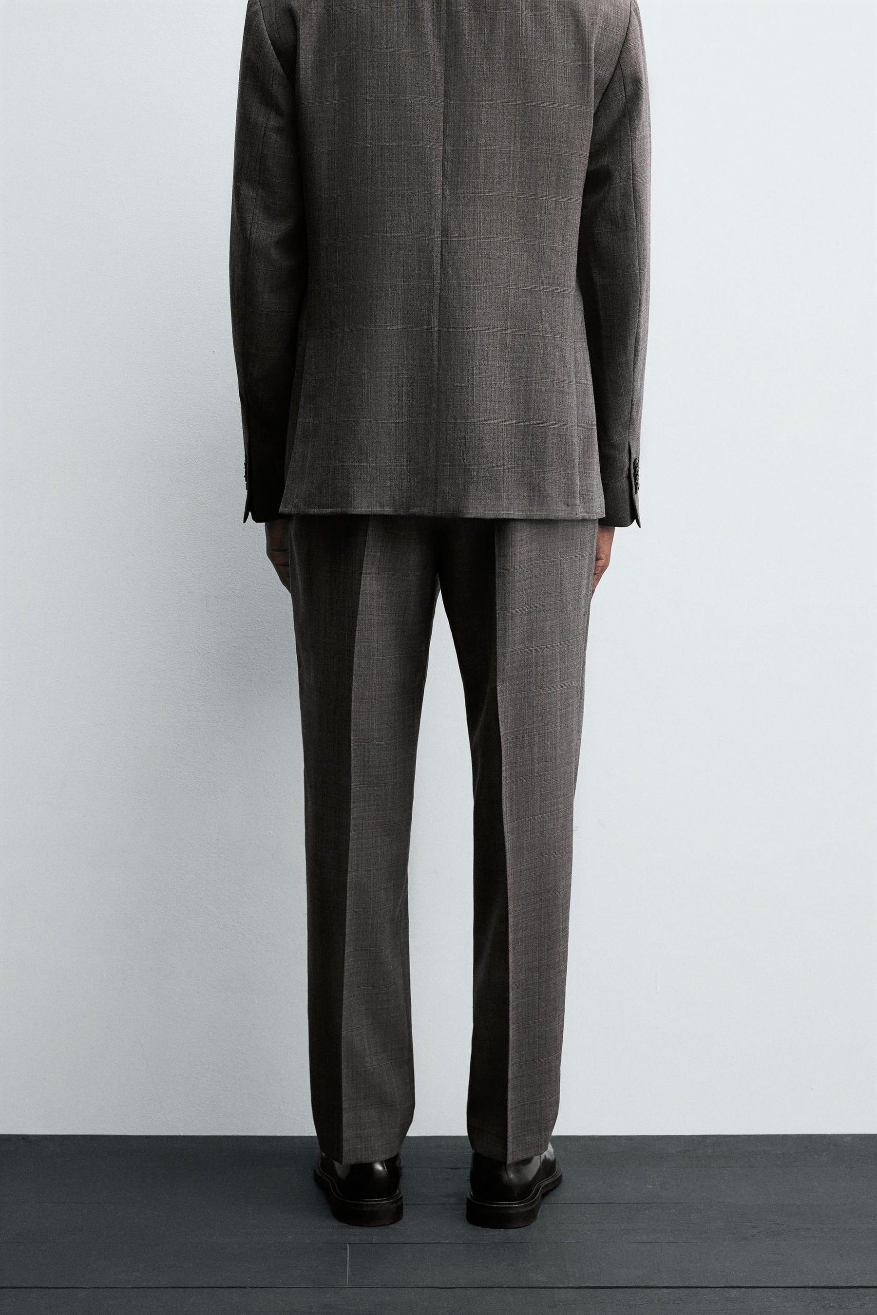 CHECK SUIT TROUSERS - Image 3