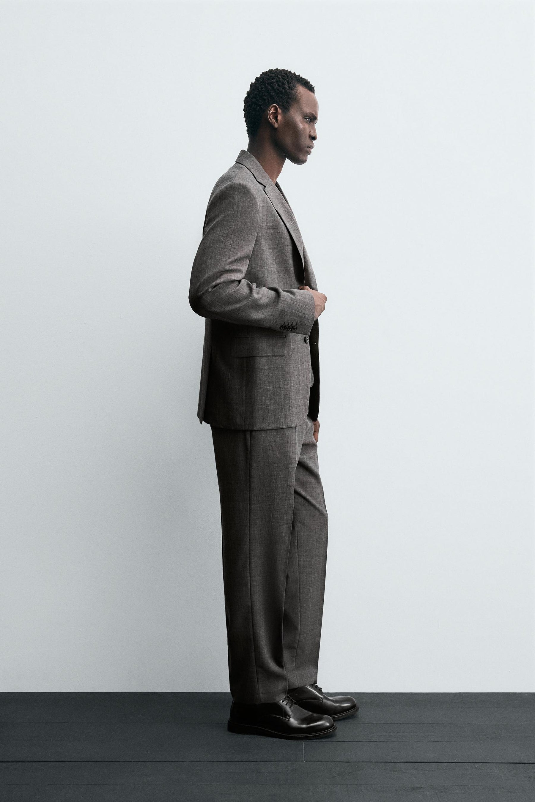 CHECK SUIT TROUSERS - Image 4