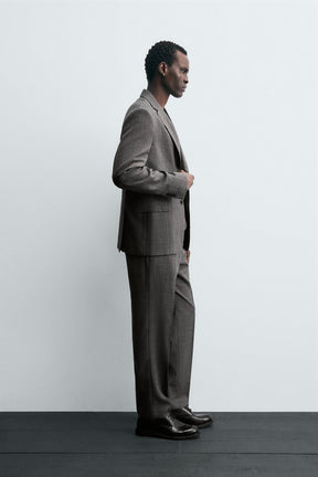 CHECK SUIT TROUSERS - Image 4