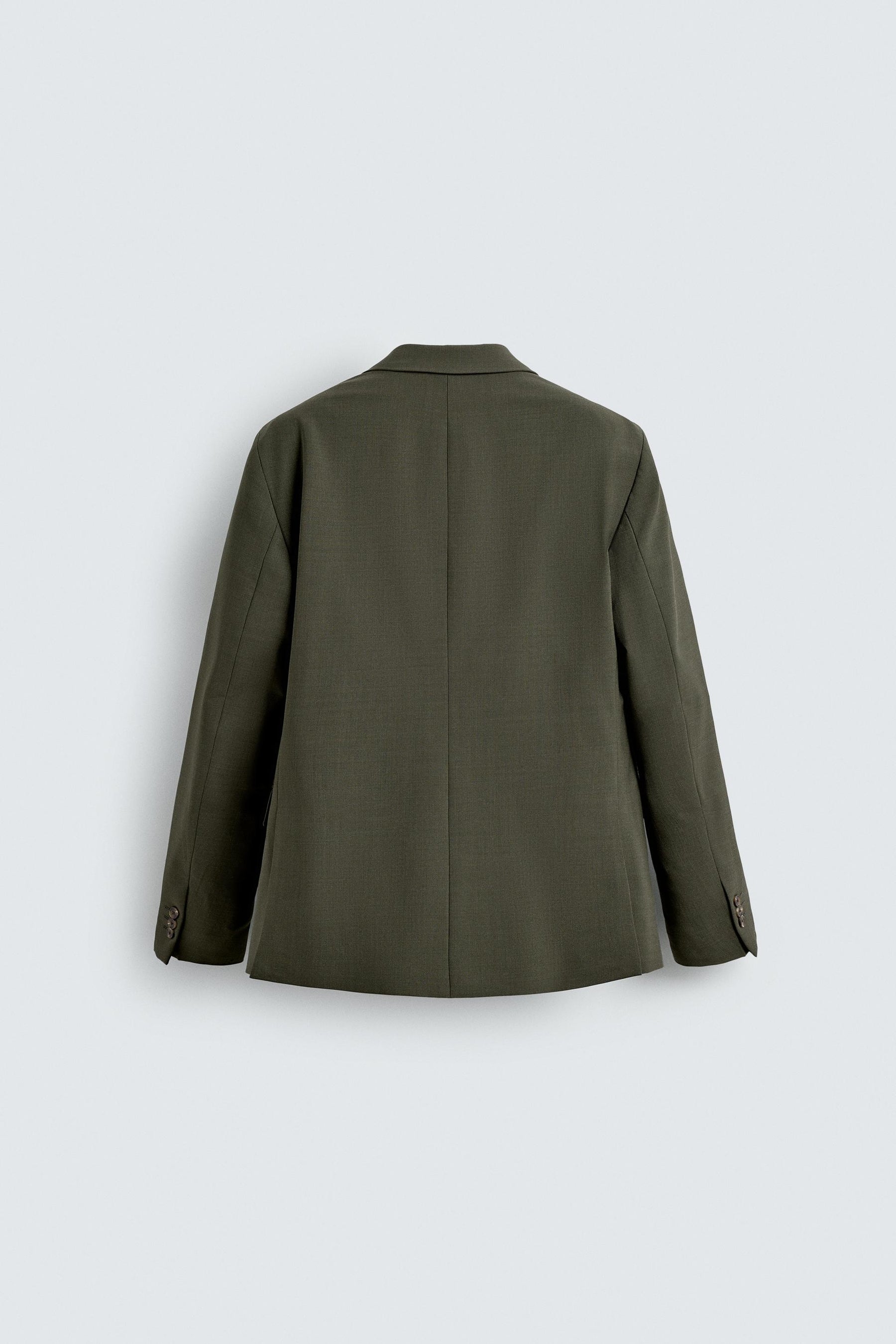 DOUBLE-BREASTED WOOL SUIT BLAZER - Image 7