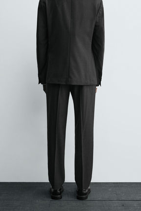 SLIM FIT SUIT TROUSERS - Image 3