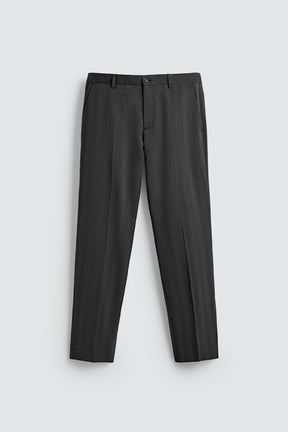 SLIM FIT SUIT TROUSERS - Image 6