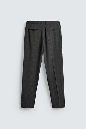 SLIM FIT SUIT TROUSERS - Image 7