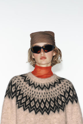 Alpaca Jacquard Ski Jumper