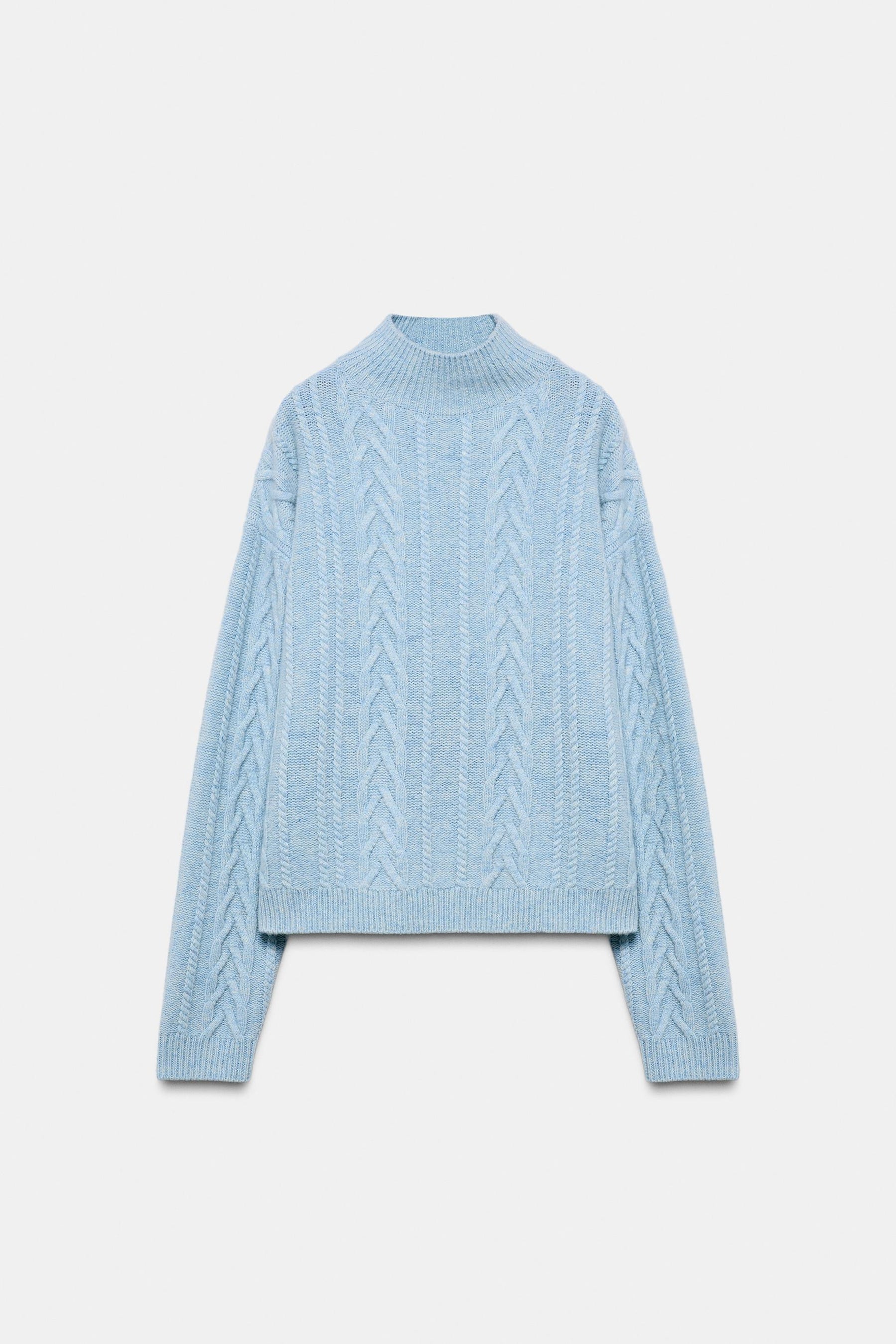 Wool Cable Knit Jumper