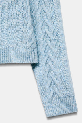 Wool Cable Knit Jumper