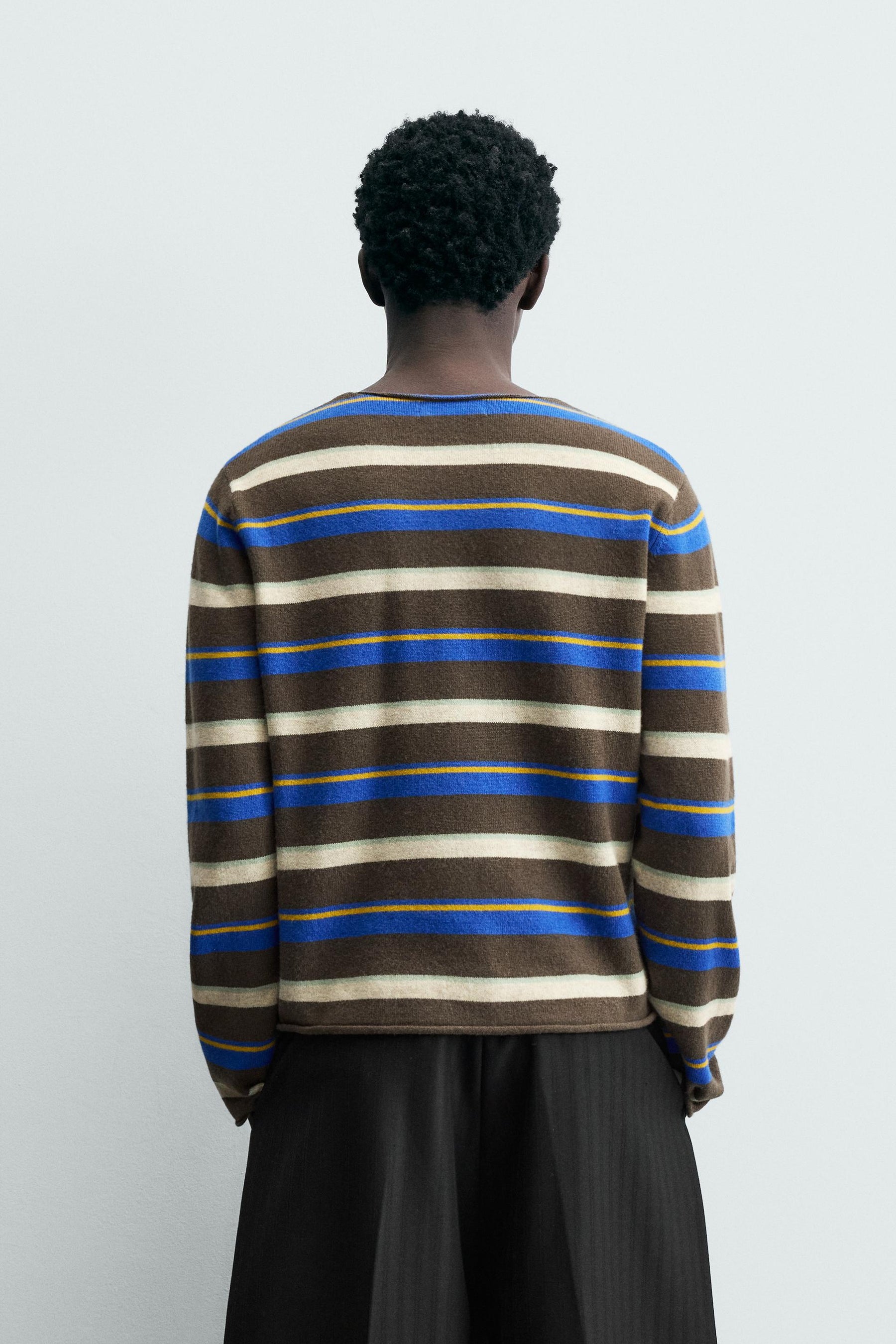 Striped Knit Pullover