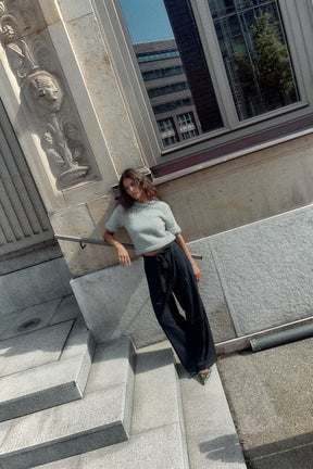 SHORT SLEEVE KNIT JUMPER - Image 1