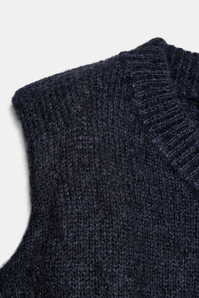 WOOL AND ALPACA WAISTCOAT WITH SHOULDER PADS - Image 7