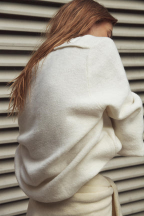 Wool Puff Sleeve Jumper