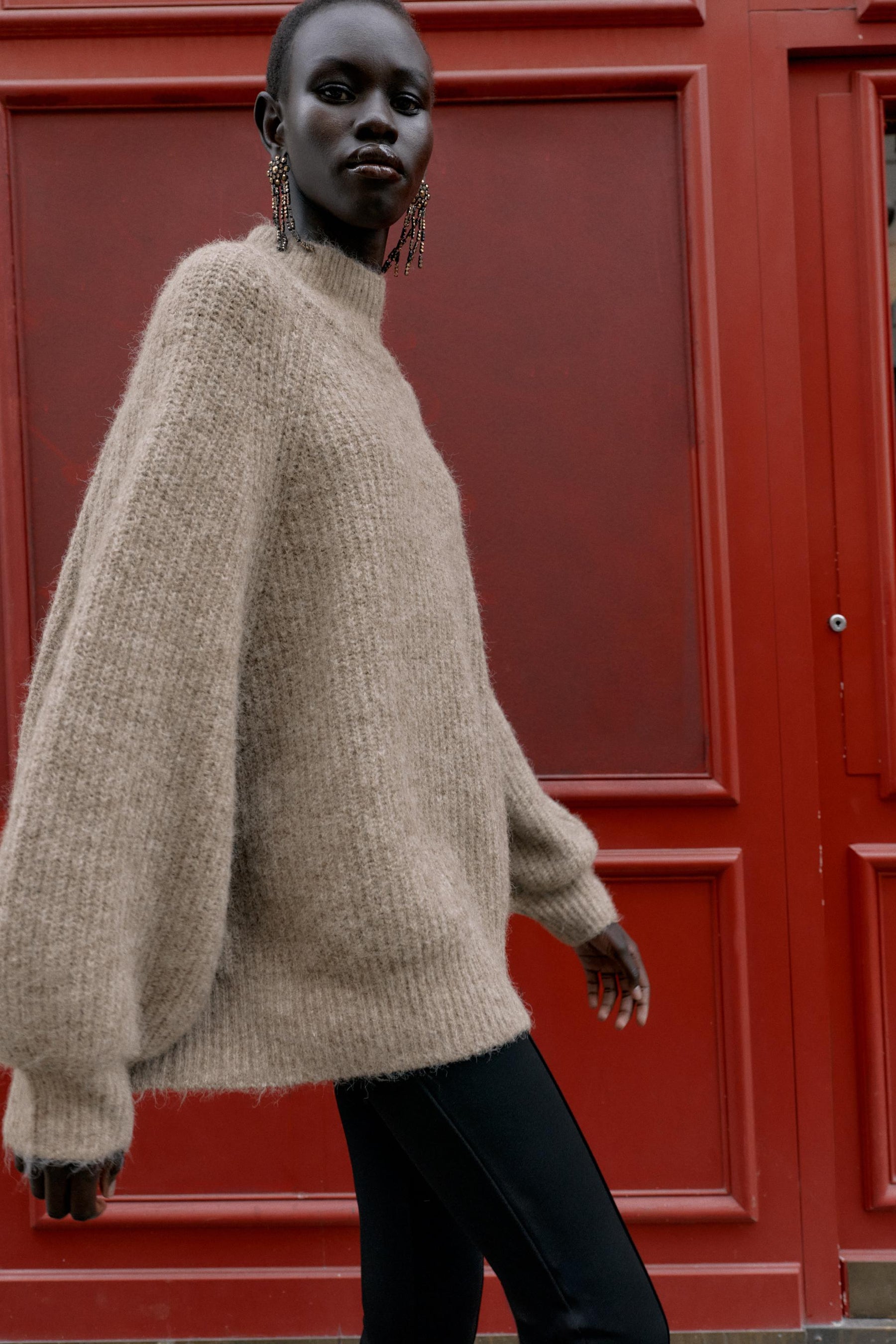 WIDE KNIT JUMPER