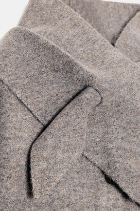 Scarf-Detail Cardigan