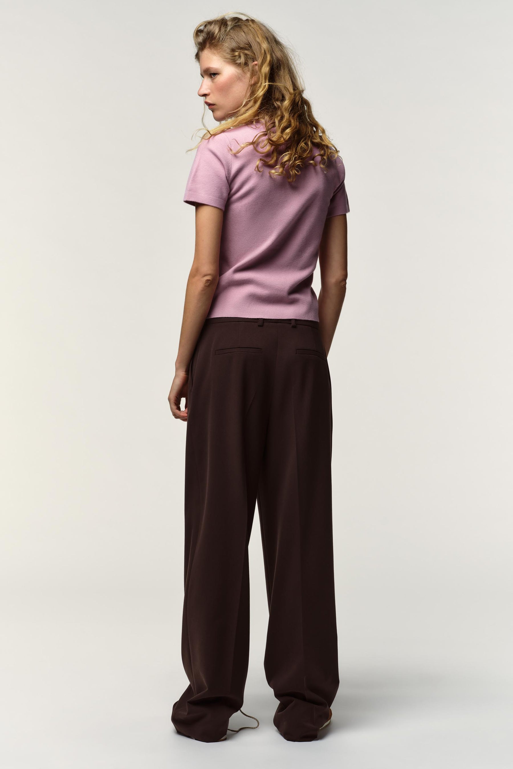 SHORT SLEEVE SOFT-TOUCH KNIT JUMPER - Image 4